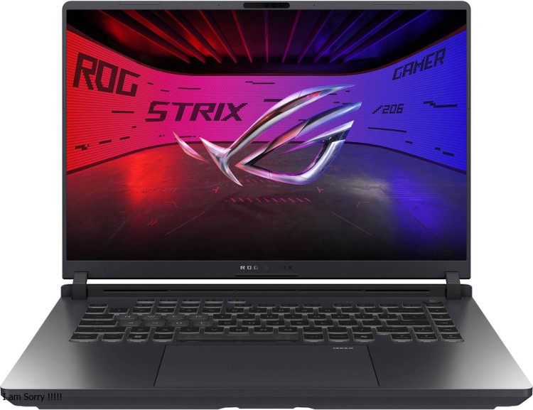 لپ تاپ 16 اینچی گیمینگ ایسوس مدل ROG Strix G615JPR i9 14900HX 32GB 1TB SSD 8G RTX5070